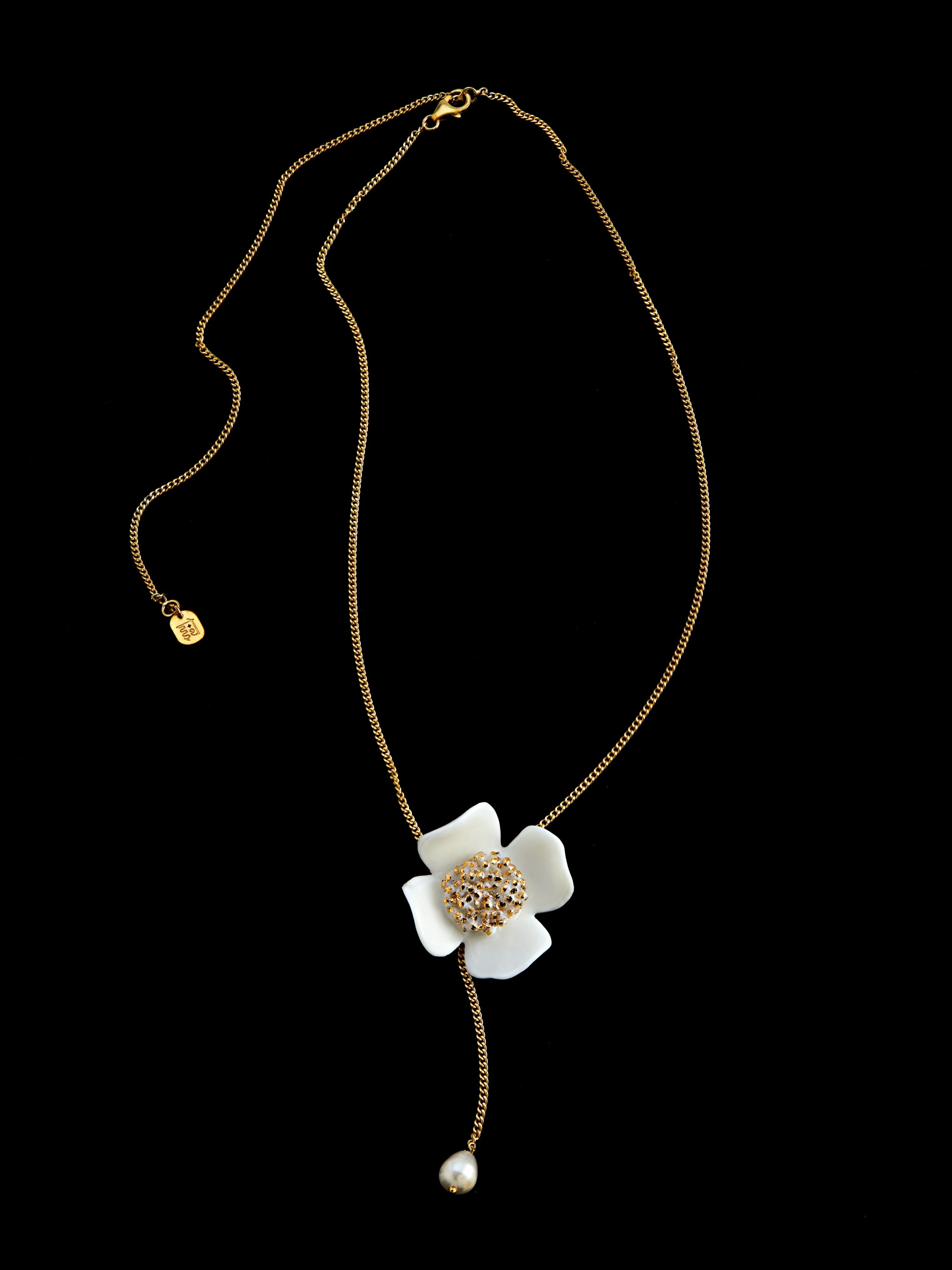 Surangi Lariat Necklace | Gold